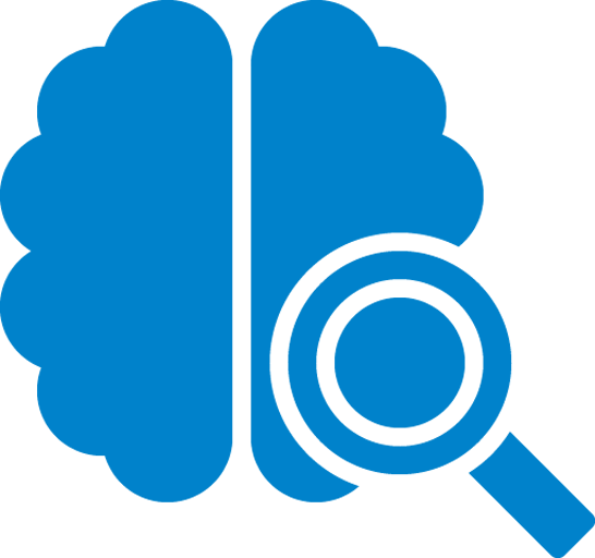 Brain check icon