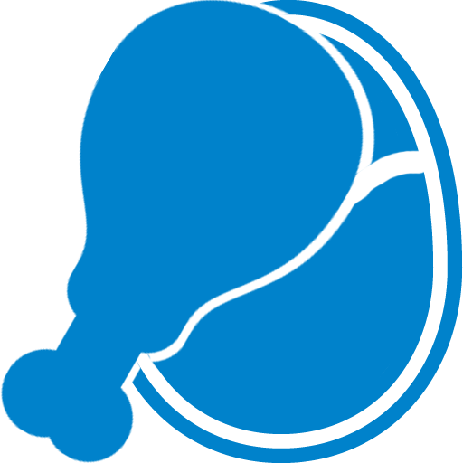 Chicken and lamb Blue Icon